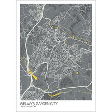 Load image into Gallery viewer, Map of Welwyn Garden City, United Kingdom