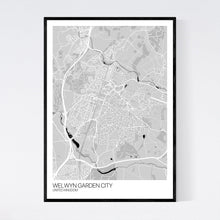 Load image into Gallery viewer, Welwyn Garden City City Map Print