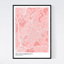 Load image into Gallery viewer, Welwyn Garden City City Map Print