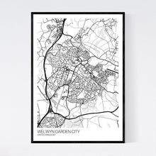 Load image into Gallery viewer, Welwyn Garden City City Map Print