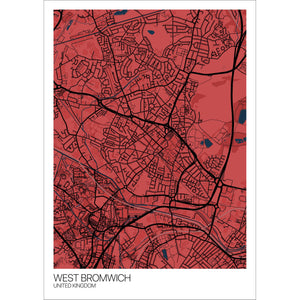 Map of West Bromwich, United Kingdom