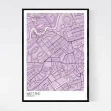Load image into Gallery viewer, West End Neighbourhood Map Print