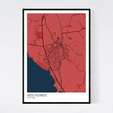 Load image into Gallery viewer, West Kilbride Town Map Print