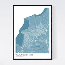 Load image into Gallery viewer, Weston-super-Mare City Map Print