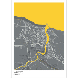 Map of Whitby, England
