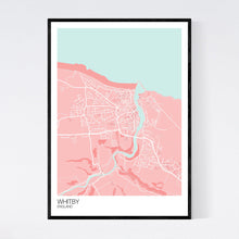 Load image into Gallery viewer, Whitby Town Map Print