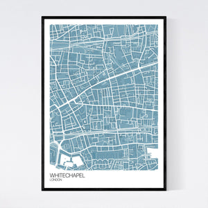 Whitechapel Neighbourhood Map Print