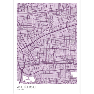 Map of Whitechapel, London