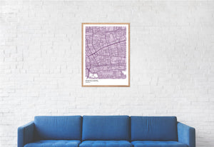 Map of Whitechapel, London