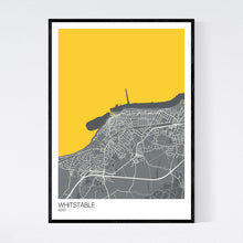 Load image into Gallery viewer, Whitstable Town Map Print
