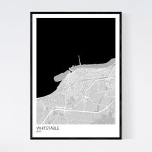 Load image into Gallery viewer, Whitstable Town Map Print