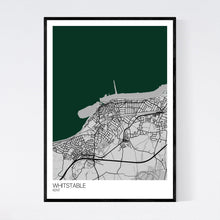 Load image into Gallery viewer, Whitstable Town Map Print