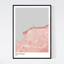 Load image into Gallery viewer, Whitstable Town Map Print