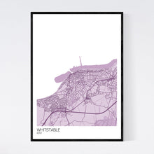 Load image into Gallery viewer, Whitstable Town Map Print