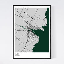 Load image into Gallery viewer, Wick Town Map Print