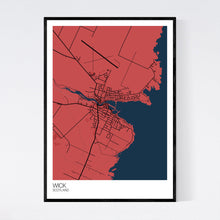 Load image into Gallery viewer, Wick Town Map Print