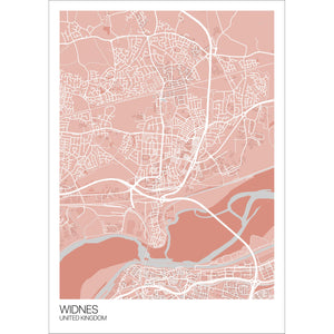Map of Widnes, United Kingdom