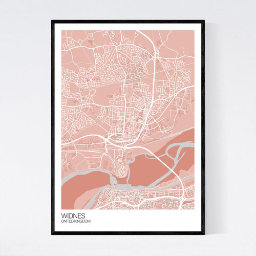 Map of Widnes, United Kingdom