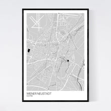 Load image into Gallery viewer, Wiener Neustadt City Map Print
