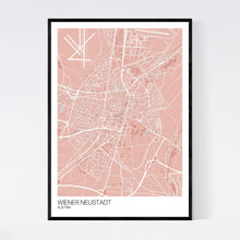 Load image into Gallery viewer, Wiener Neustadt City Map Print