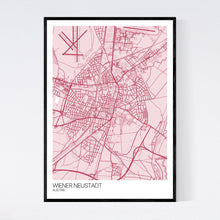 Load image into Gallery viewer, Wiener Neustadt City Map Print