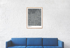 Map of Wiesbaden, Germany