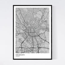 Load image into Gallery viewer, Wiesbaden City Map Print
