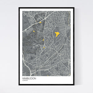 Wimbledon Neighbourhood Map Print