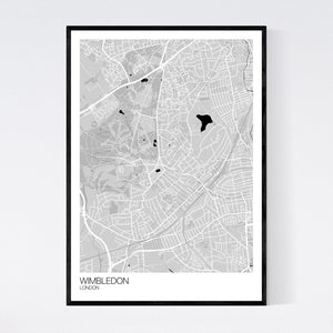 Wimbledon Neighbourhood Map Print