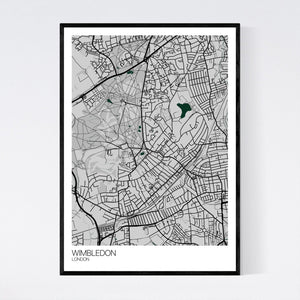 Wimbledon Neighbourhood Map Print