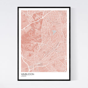 Wimbledon Neighbourhood Map Print