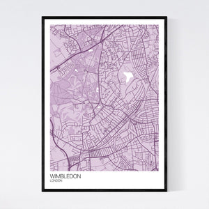 Wimbledon Neighbourhood Map Print