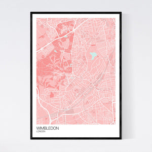 Wimbledon Neighbourhood Map Print