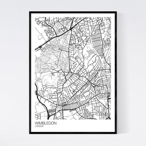 Wimbledon Neighbourhood Map Print