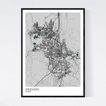 Load image into Gallery viewer, Windhoek City Map Print