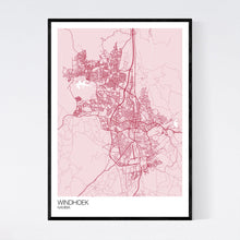 Load image into Gallery viewer, Windhoek City Map Print