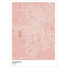 Load image into Gallery viewer, Map of Winnipeg, Canada