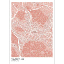 Load image into Gallery viewer, Map of Winterthur, Switzerland