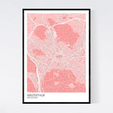 Load image into Gallery viewer, Winterthur City Map Print