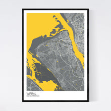 Load image into Gallery viewer, Wirral Region Map Print