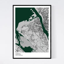 Load image into Gallery viewer, Map of Wirral, United Kingdom