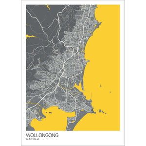 Map of Wollongong, Australia