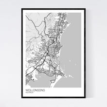 Load image into Gallery viewer, Wollongong City Map Print