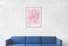 Load image into Gallery viewer, Map of Worcester, United Kingdom