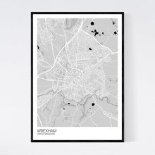Load image into Gallery viewer, Wrexham City Map Print