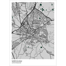 Load image into Gallery viewer, Map of Wrexham, United Kingdom