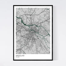 Load image into Gallery viewer, Map of Wrocław, Poland