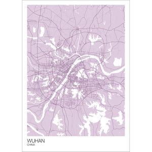 Map of Wuhan, China