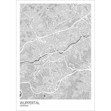 Load image into Gallery viewer, Map of Wuppertal, Germany