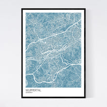 Load image into Gallery viewer, Wuppertal City Map Print